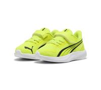 PUMA Pounce AC+ INF, Zapatillas Unisex bebé, Yellow Alert Black White, 22 EU