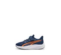PUMA Pounce Lite AC+ PS, Sneaker, Persian Blue-Orange GLO White, 33 EU