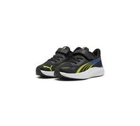 Puma Pounce Lite AC+ PS - Tenis Deportivos, Color Negro y Lima Smash-Royal Sapphire, Talla 1 UK Niño, Puma Black Lime Smash Royal Sapphire, 33 EU
