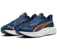 PUMA Pounce Lite JR, Sneaker, Persian Blue-Orange GLO White, 35.5 EU