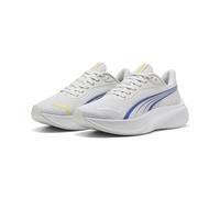 Puma Pounce Lite JR - Tenis Deportivos, Color Gris Pluma, Zafiro Real, piña y Blanco Hielo, Talla 3, Pluma Gris Royal Sapphire Piña Ice Puma Blanco, 35.5 EU
