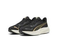 Puma - Pounce Lite, Zapatillas para Correr de Carretera Unisexo, Puma Gold-Puma Black,