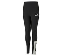 PUMA Power Colorblock Leggings, Unisex Bebé, Negro (Black), 8 Años