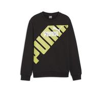 PUMA Power Graphic Crew TR B Sudor, Negro Black, 164 Unisex Adulto