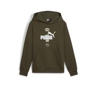 PUMA - Power Graphic Hoodie FL B, Sudor Niños, Dark Olive, 681859
