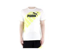 Camiseta puma power graphic blanco amarillo hombre L