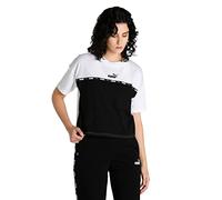 PUMA Power Tape Tee, Camiseta Mujer, Blanco (White), S