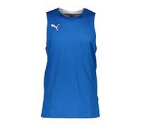 PUMA Practice Maillot de baloncesto para hombre, color blanco/azul, 3XL, blanco / azul, XXXL