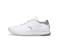 PUMA PROADAPT ALPHACAT Leather, Zapatos de Golf Hombre, White Silver, 48.5 EU