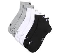 Calcetines Puma Plain Gris/Blanco/Negro Pack 39 - 42