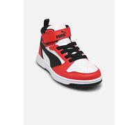 PUMA Puma Rebound V6 Mid Ac+ Ps, Zapatillas Unisex niños, Puma White Puma Black For All Time Red, 30 EU