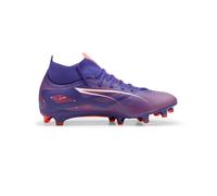 PUMA Women Ultra 5 Match+ FG/AG WN'S Soccer Shoe, Lapis Lazuli-PUMA White-Sunset Glow, 38 EU