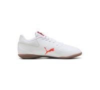 Zapatillas de fútbol sala puma truco iii niño blanco/rojo