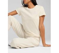 Puma Puma - Camiseta de mujer ESS SCRIPT Tee Puma. Blanco