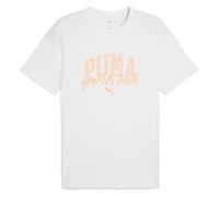 PUMA PUMA Class Graphic tee, Camisetas Unisex Adulto, PUMA White,