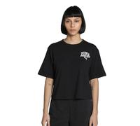 PUMA PUMA Class Relaxed Crop tee, Camisetas Unisex Adulto, PUMA Black,