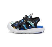 PUMA - PUMA FUN RACER SANDAL AOP V INF, Sandalias deslizantes Unisexo, PUMA BLACK-VIVID BLUE,