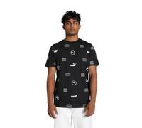 PUMA - PUMA Power AOP tee, Camisetas Unisexo, PUMA Black, 681739 M