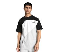 PUMA - PUMA Power Colorblock tee, tee Adultos Unisex, PUMA Black,