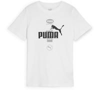 PUMA - PUMA Power Graphic tee B, Camisetas Niños, PUMA White, 681858