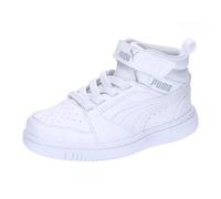 PUMA Puma Rebound V6 Mid Ac+ Ps, Zapatillas Unisex niños, Puma White Cool Light Gray, 30 EU