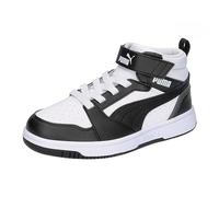 PUMA Puma Rebound V6 Mid AC+ PS, Zapatillas Unisex niños, Puma White Puma Black Shadow Gray, 28 EU