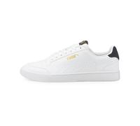 PUMA Puma Shuffle Perf, Zapatillas Bajas, Unisex adulto, Puma White-Puma Team Gold-Peacoat, 42 EU