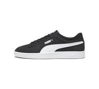 PUMA Smash 3.0 Buck, Zapatillas Unisex Adulto, Negro, Blanco, 43 EU