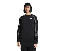 PUMA PUMA Sport Relaxed Crew TR, Sudadera con Capucha Niñas, PUMA Black, L