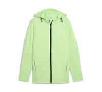 Puma Puma - Sudadera de hombre Evostripe Full-Zip Hoodie DK Puma. Verde Talla M