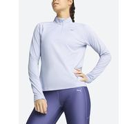 Puma Puma - Sudadera de mujer W RUN VELOCITY CLOUDSPUN 1-4 ZIP Puma. Azul Talla S