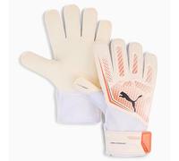PUMA PUMA Ultra Play RC, Guantes de Portero Niños, PUMA White-Glowing Red-PUMA Black, 4