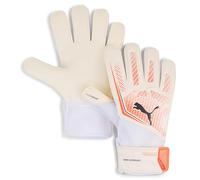 Puma Puma Ultra Play RC, Guantes de Portero Niños, Puma White-Glowing Red-Puma Black, 6