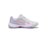 Puma Puma - Zapatillas de pádel de mujer Nova Court Puma. Blanco / Violeta Talla 36