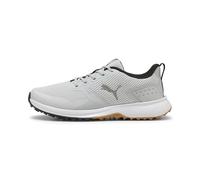 PUMA pumagolf Fusion Grip 6 - Zapatos de Golf para Hombre, Pluma Gris Negro-Goma, 44 EU