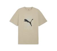 Puma Pumatech Relaxed Graphic Tee T Shirt Maglia a manica corta uomo pebble gray