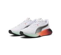 PUMA PWR Hybrid TR, Cross Trainer Unisex Adulto, Blanco Brillante Rojo rubí Brillante Menta derretida, 42.5 EU