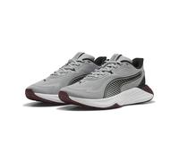 PUMA PWR Hybrid TR, Cross Trainer Unisex Adulto, Gris Echo Ruby Shimmer Negro, 40.5 EU