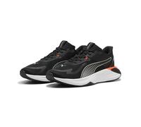 PUMA PWR Hybrid TR, Cross Trainer Unisex Adulto, Negro Blanco Brillante Rojo Gris Echo, 35.5 EU