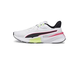 PUMA Pwrframe Tr Wn's, Zapatillas de gimnasio Mujer, Blanco Puma White Fizzy Apple, 41 EU