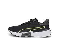 PUMA PWRFrame TR, Zapatillas de Gimnasio Hombre, Black-Castlerock-Lime Squeeze, 44 EU