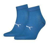PUMA Quarter Calcetines, Azul (Blue) 98, 35-38 (Pack de 2) Unisex Adulto