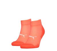 PUMA Quarter Calcetines, Naranja 01, 35-38 (Pack de 2) Unisex Adulto