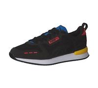 PUMA R78, Zapatillas de Deporte Unisex Adulto, Negro Black Black High/Risk Red, 40 EU