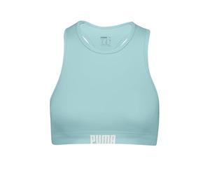 PUMA Raceback, Parte Superior del Bikini De Las Mujeres, Mint,