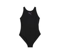 PUMA Raceback Traje de baño, Negro, L Mujeres
