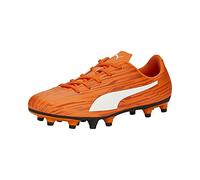 PUMA Rapido III Firm Artificial Ground Sneaker, Dragon Fire-White-Chili Powder-Black, 11 US Unisex Big Kid