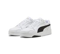 PUMA Rbd Break Low, Zapatillas Unisex Adulto, Blanco White/Negro Black, 39 EU