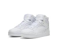 PUMA RBD Break Mid - Tenis Unisex de Color Blanco, Gris Claro y Negro, Talla 42, Puma Blanco Cool Light Gray Puma Black, 44.5 EU