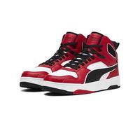PUMA Rbd Break Mid, Zapatillas Unisex Adulto, Blanco Negro para Todos los Tiempos Rojo, 42 EU